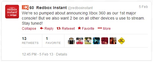Redbox Instant XBOX