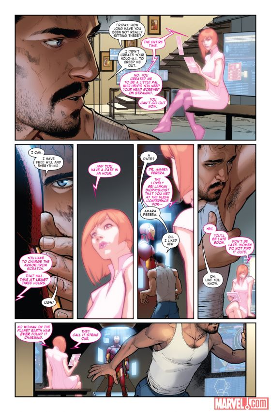 Invincible Iron Man pages 3