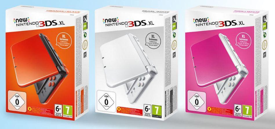 New Nintendo 3DS XL Colors in Europe