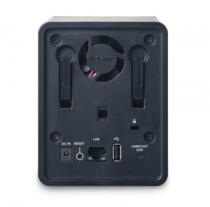 D-Link DNS-325 Rear