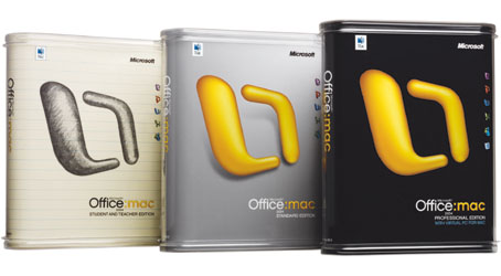 Office for Mac 2004 