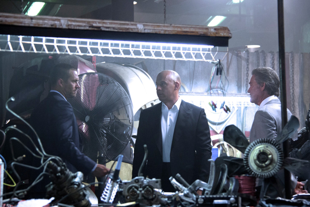 Kurt Russell on the Fast & Furious 7 Set