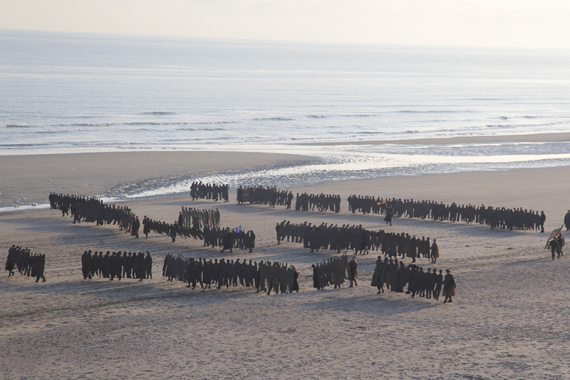 On the set of new film 'Dunkirk'
