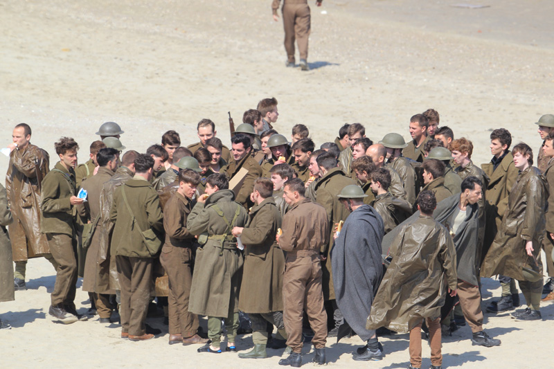 On the set of new movie 'Dunkirk'