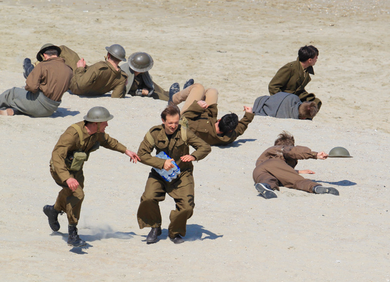 On the set of new movie 'Dunkirk'