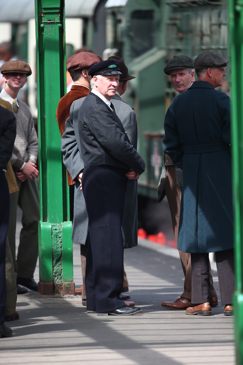 Harry Styles on the set of 'Dunkirk'